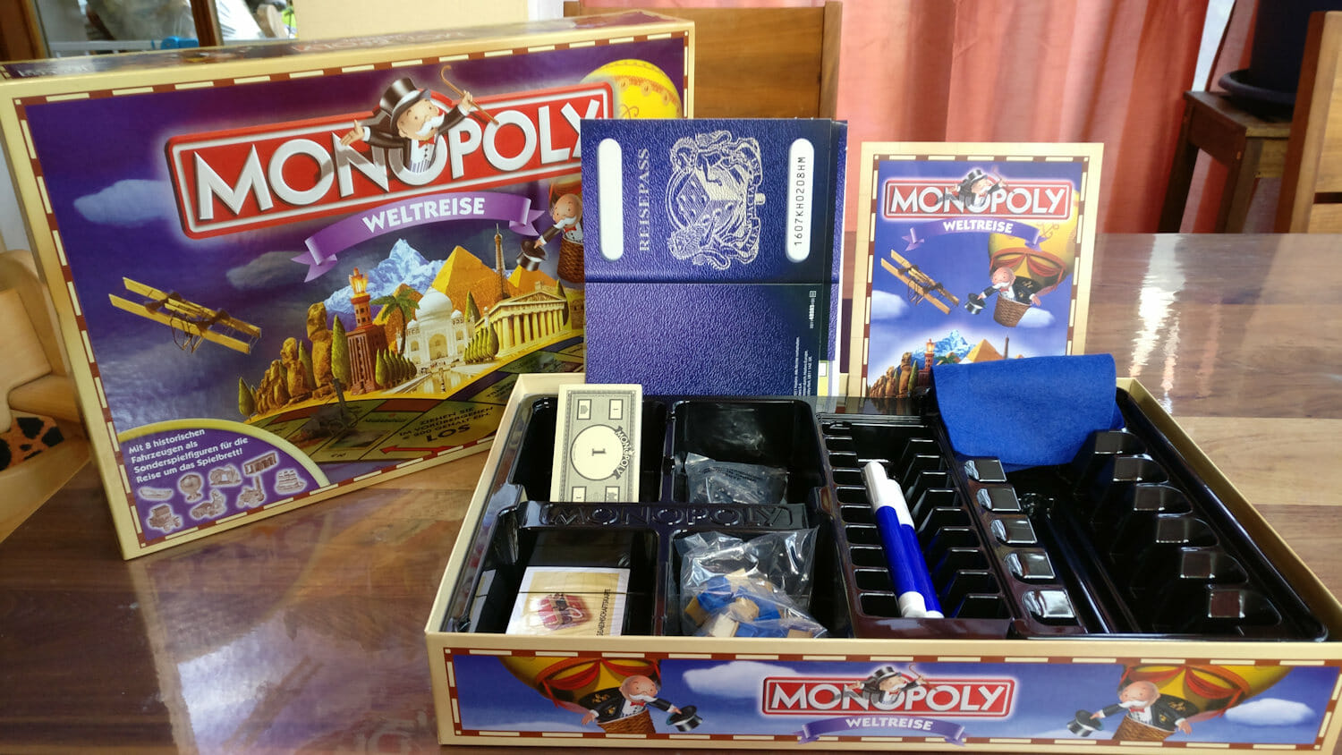 Monopoly Weltreise Inhalt 2